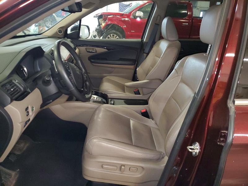 Photo 7 from auction – 2017 HONDA PILOT with VIN 5FNYF6H01HB006931