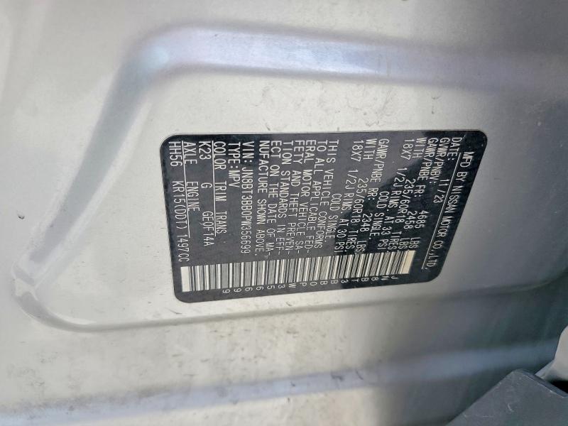 Photo 14 from auction – 2023 NISSAN ROGUE with VIN JN8BT3BB0PW356699