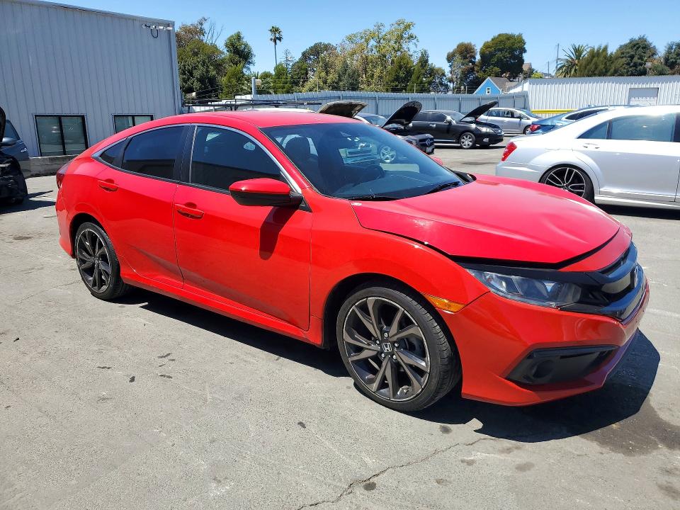 Photo 4 from auction – 2019 HONDA CIVIC with VIN 2HGFC2F81KH572253
