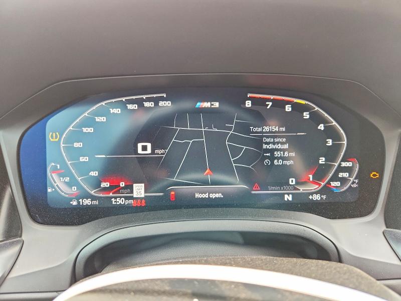Photo 9 from auction – 2021 BMW M3 with VIN WBS53AY0XMFL04424