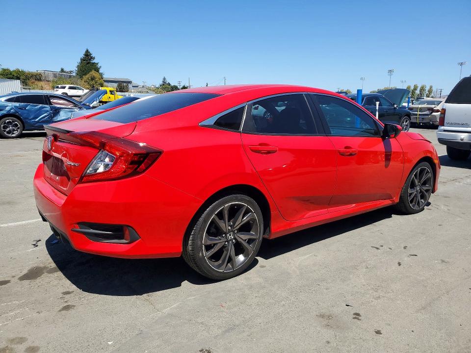 Photo 3 from auction – 2019 HONDA CIVIC with VIN 2HGFC2F81KH572253