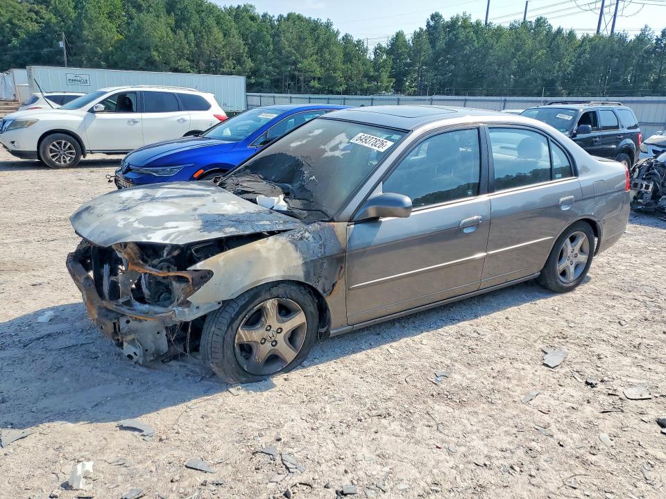 HONDA CIVIC 2004 with VIN 2HGES26804H525877 - Photo from auction