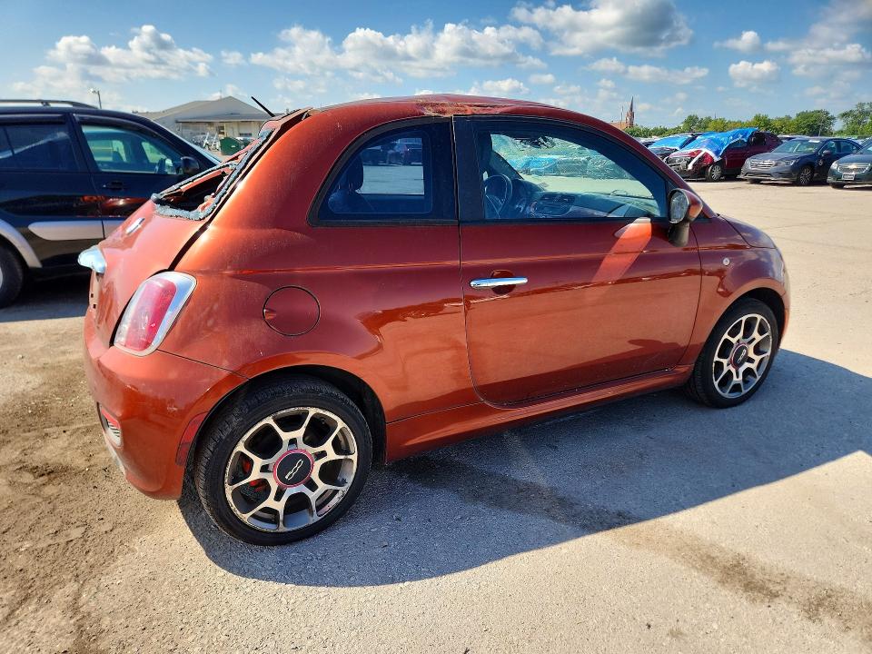 Photo 3 from auction – 2013 FIAT 500 with VIN 3C3CFFBR2DT523110