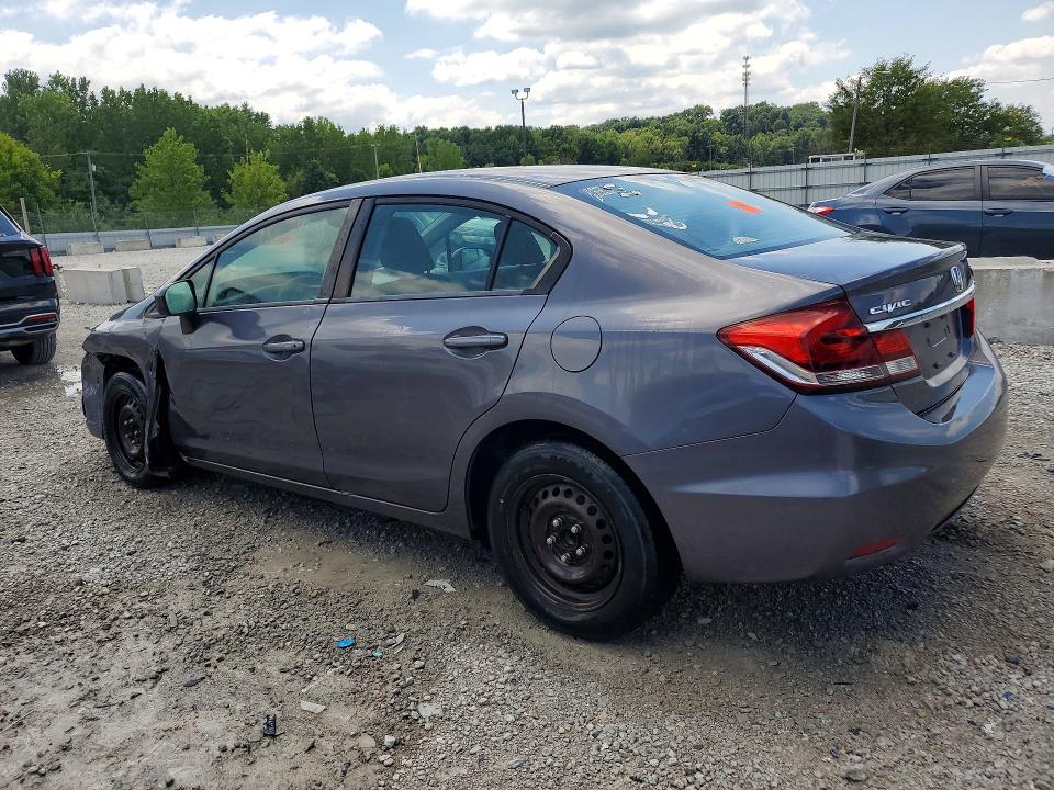 Photo 2 from auction – 2015 HONDA CIVIC with VIN 2HGFB2F57FH508734