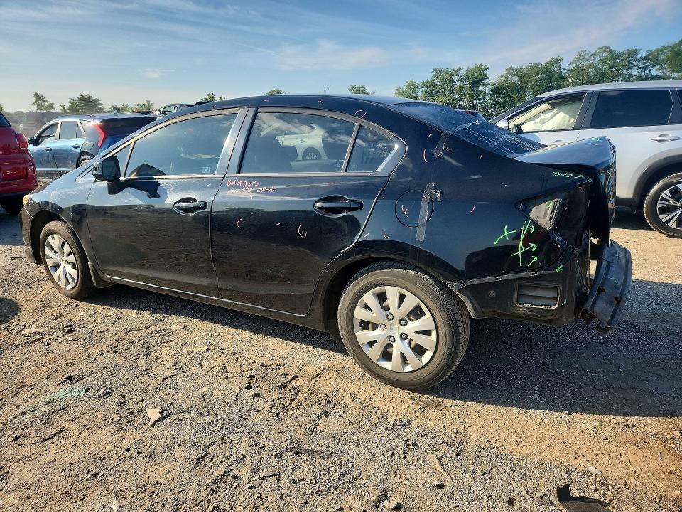 Photo 2 from auction – 2012 HONDA CIVIC with VIN 19XFB2F52CE310682