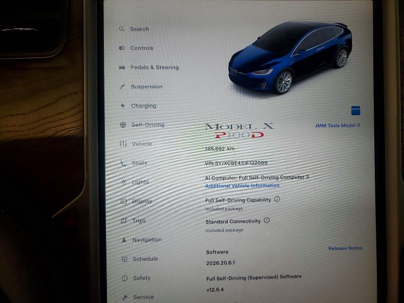 Photo 9 from auction – 2018 TESLA MODEL X with VIN 5YJXCBE43JF122089