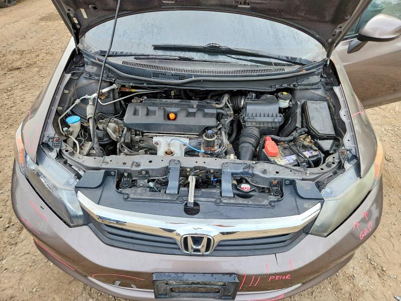 Photo 11 from auction – 2012 HONDA CIVIC with VIN 2HGFB2F45CH043230