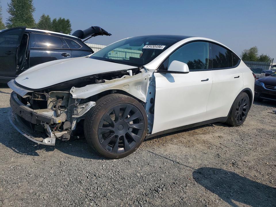 TESLA MODEL Y 2023 with VIN 7SAYGAEE5PF624075 - Photo from auction