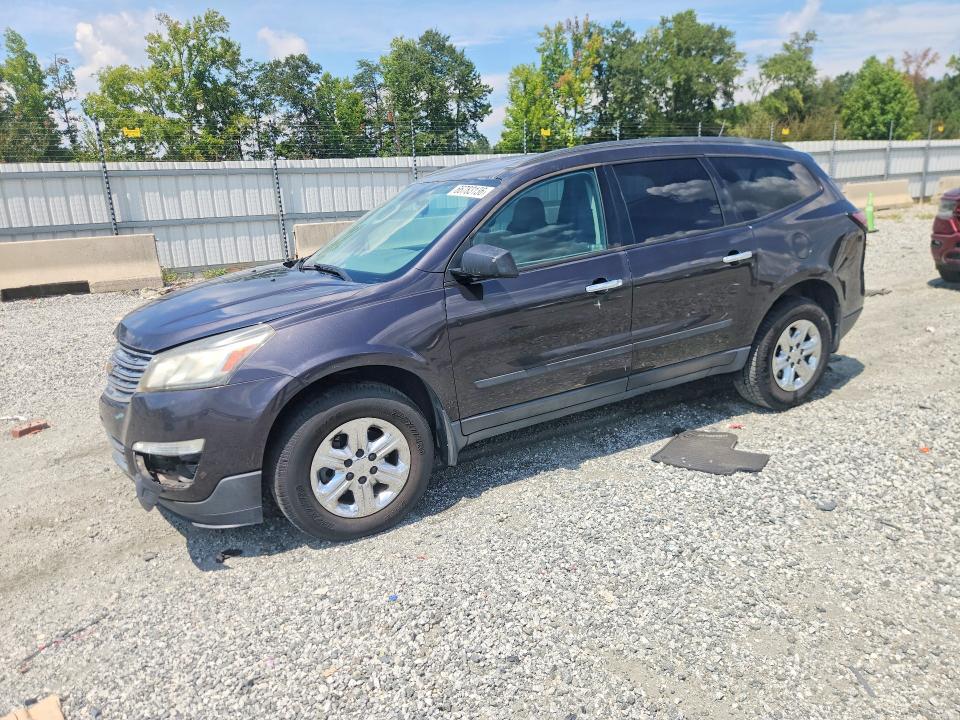 CHEVROLET TRAVERSE 2017 with VIN 1GNKVFED4HJ327734 - Photo from auction