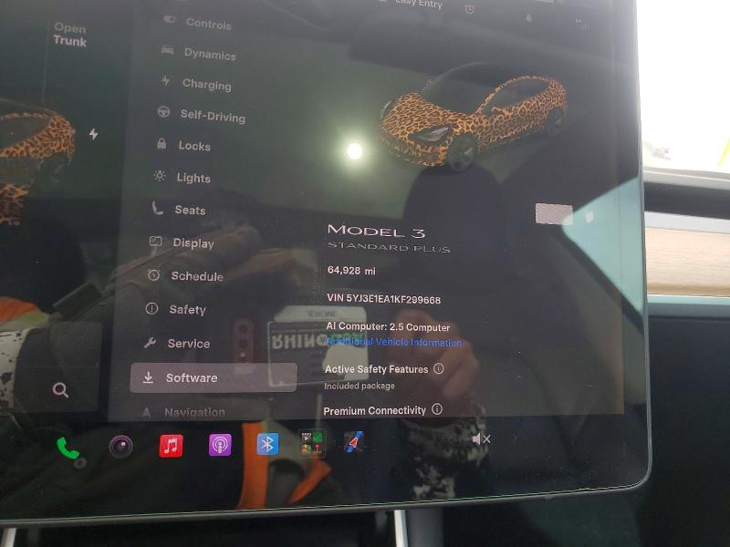 Photo 9 from auction – 2019 TESLA MODEL 3 with VIN 5YJ3E1EA1KF299668