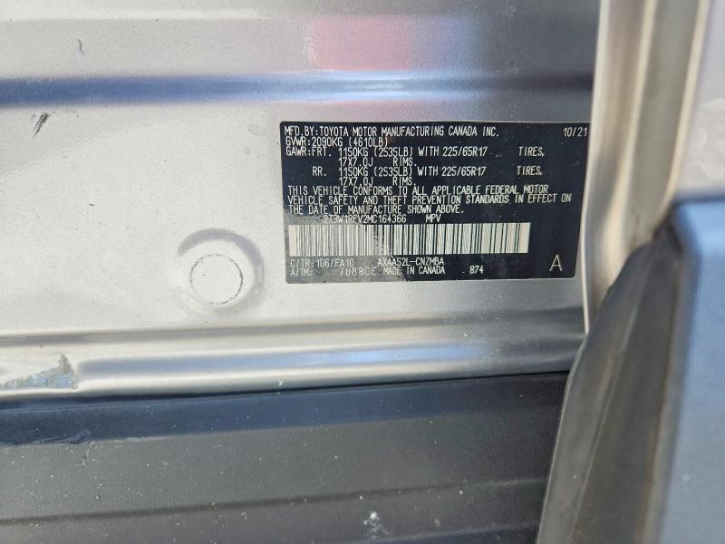 Photo 14 from auction – 2021 TOYOTA RAV4 with VIN 2T3W1RFV2MC164366