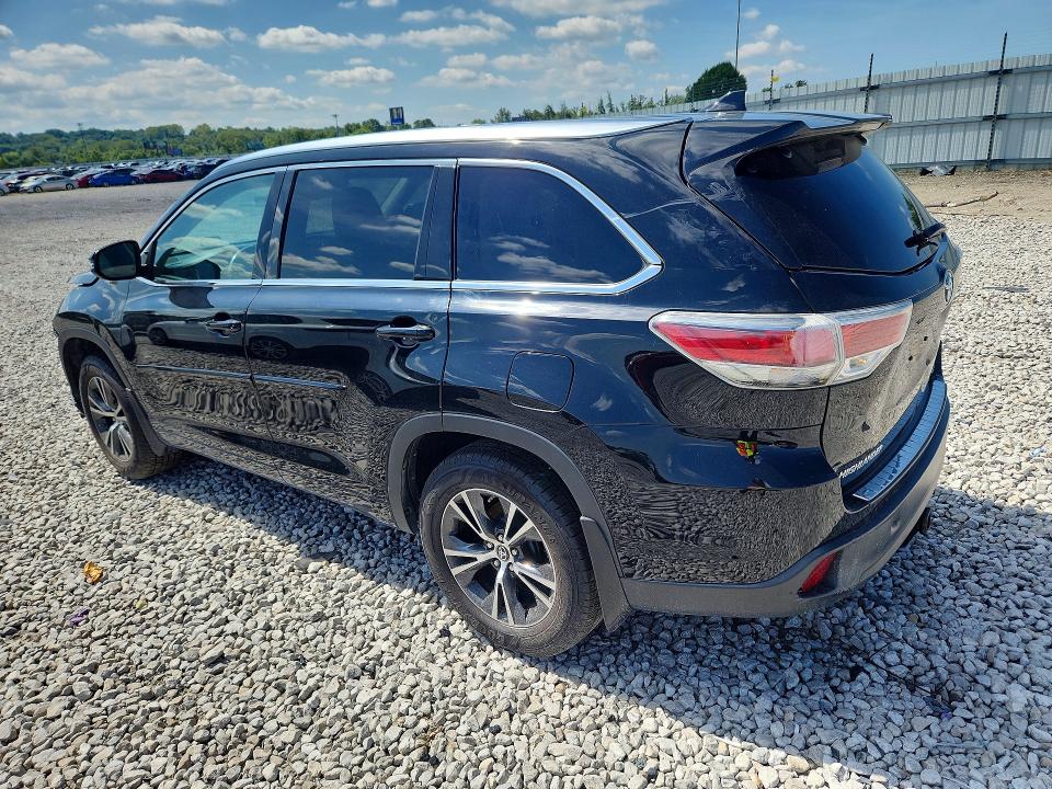 Photo 2 from auction – 2016 TOYOTA HIGHLANDER with VIN 5TDJKRFH3GS334417