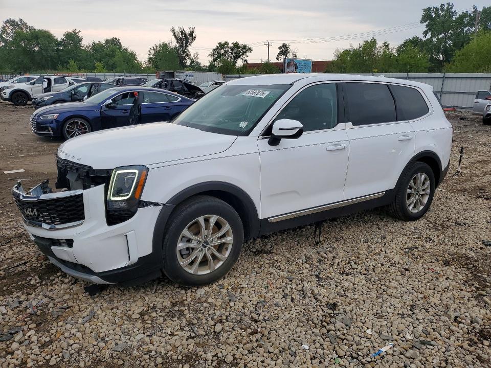 KIA TELLURIDE 2022 with VIN 5XYP2DHC0NG233991 - Photo from auction