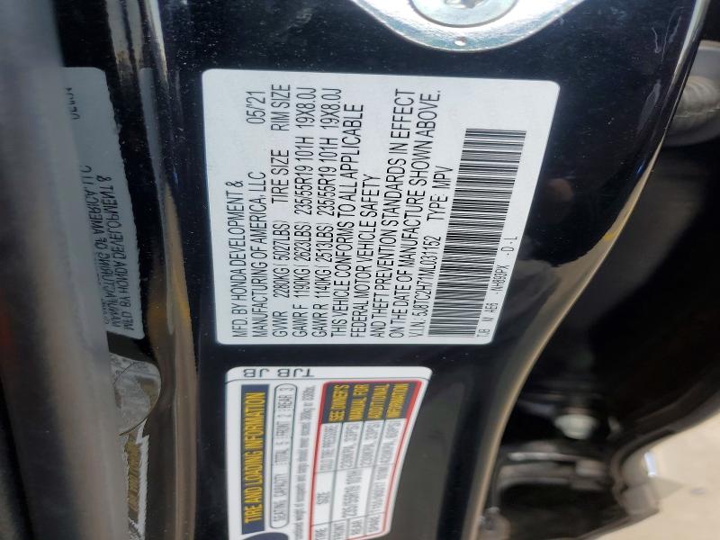 Photo 14 from auction – 2021 ACURA RDX with VIN 5J8TC2H71ML031152