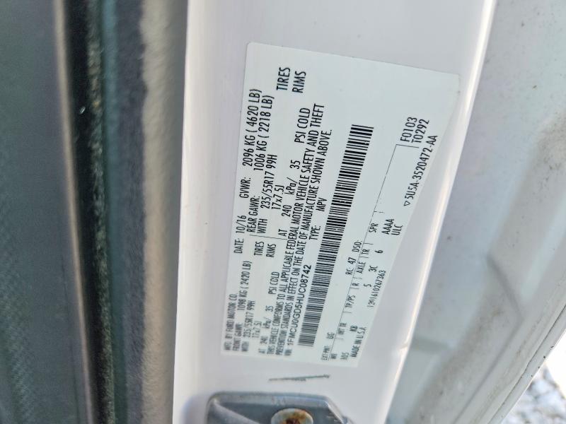 Photo 14 from auction – 2017 FORD ESCAPE with VIN 1FMCU0GD5HUC08742