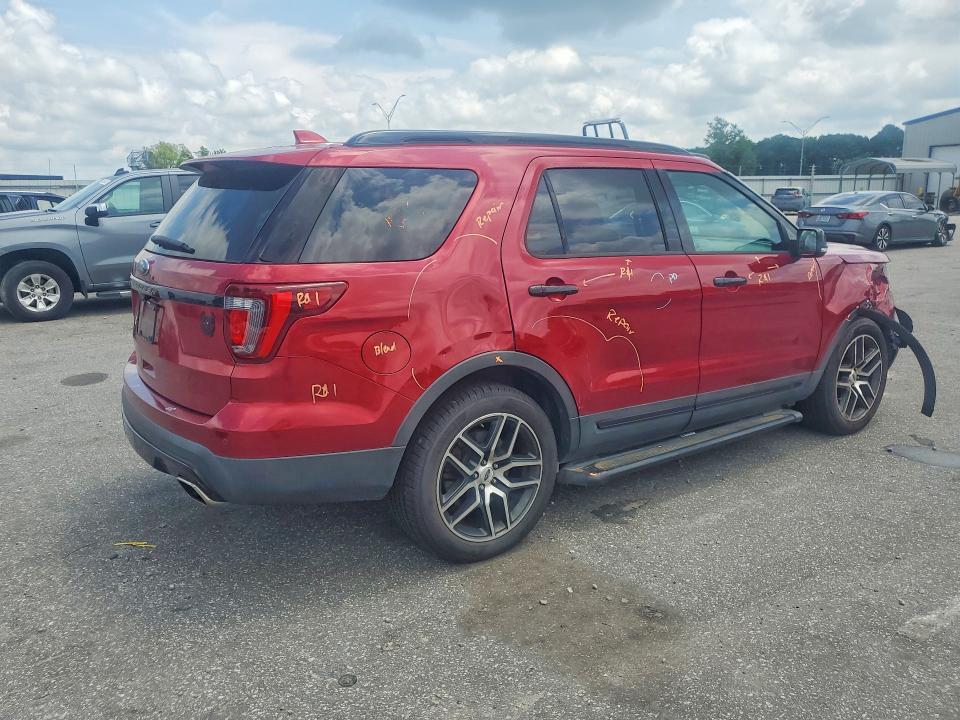 Photo 3 from auction – 2017 FORD EXPLORER with VIN 1FM5K8GT7HGB57988