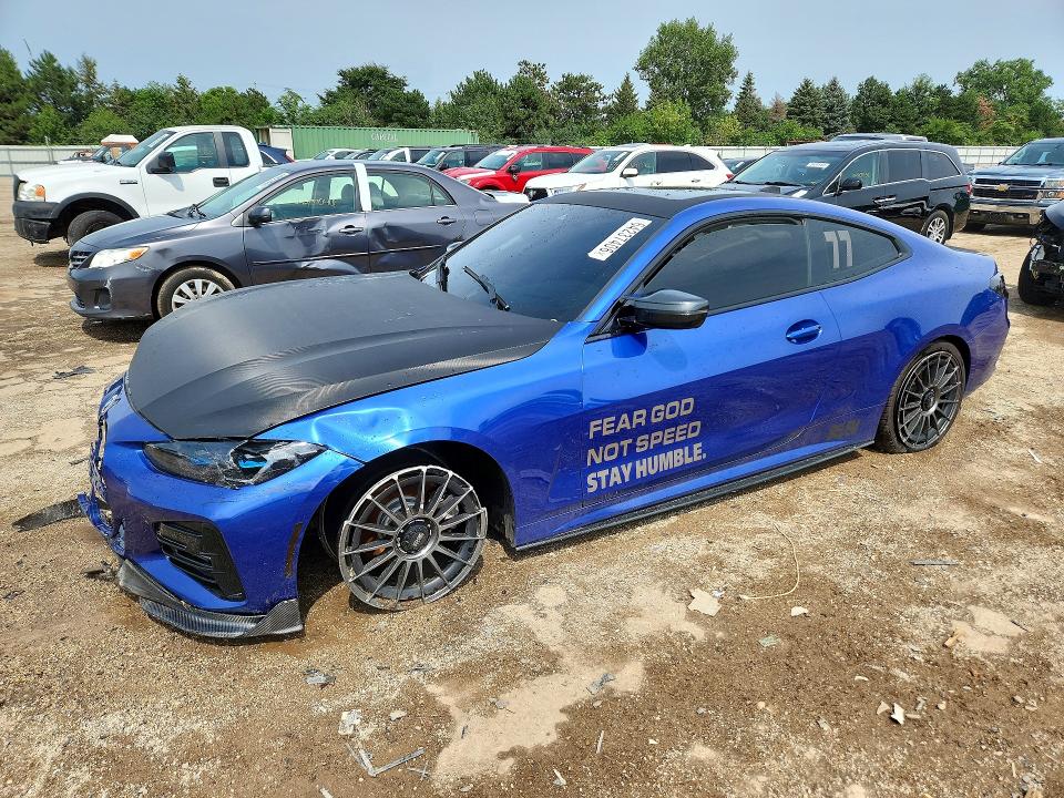 BMW 430XI 2021 with VIN WBA73AP01MCG26145 - Photo from auction