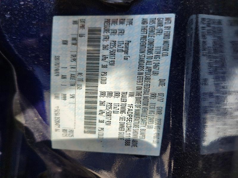Photo 14 from auction – 2017 FORD C-MAX with VIN 1FADP5EU3HL111888