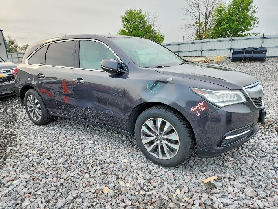 Photo 4 from auction – 2014 ACURA MDX with VIN 5FRYD4H47EB009260