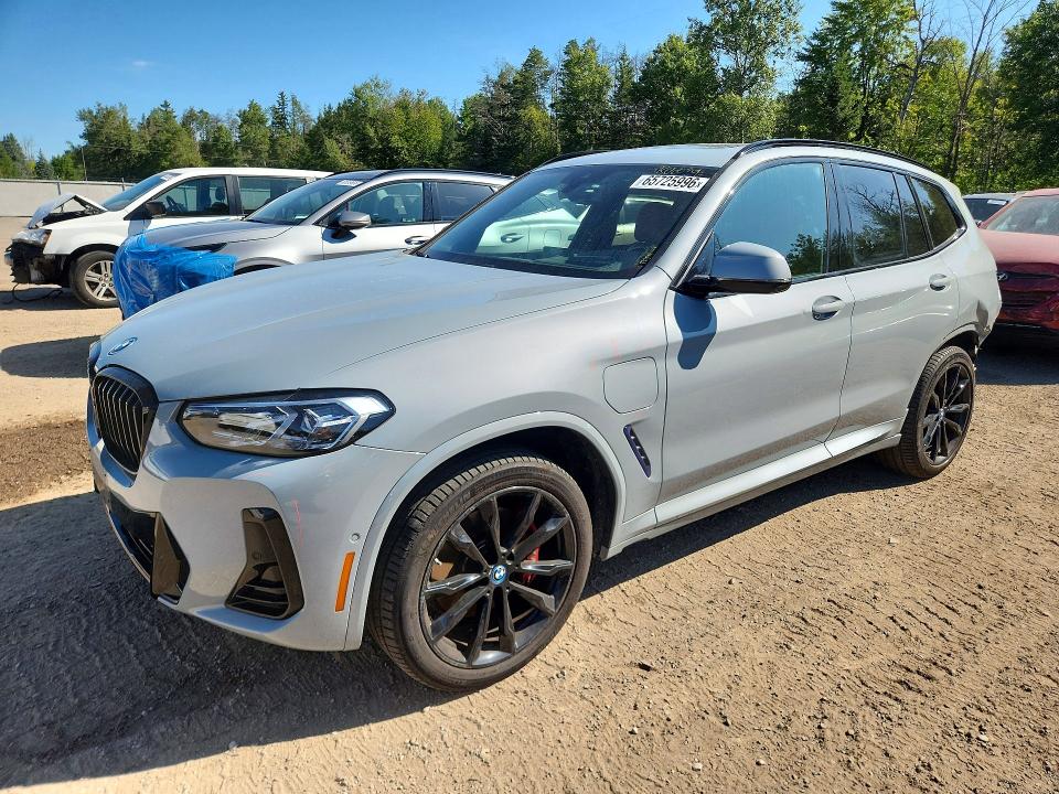 BMW X3 2022 with VIN 5UX63DP03N9K06039 - Photo from auction