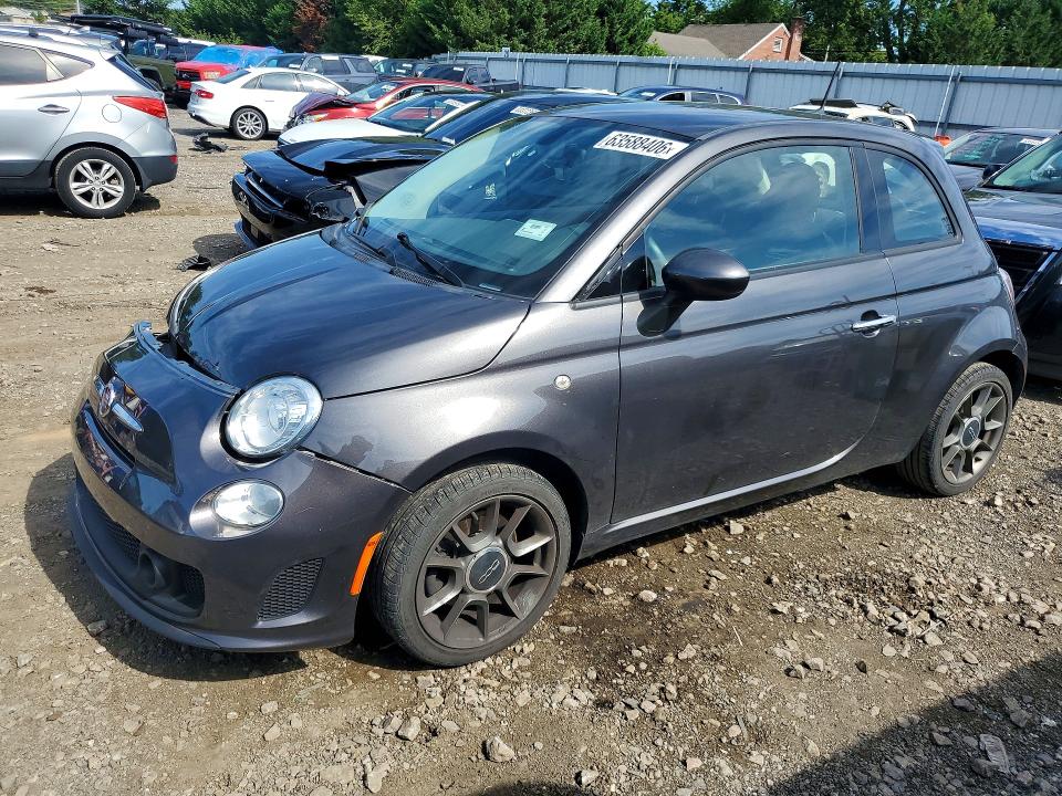 FIAT 500 2019 with VIN 3C3CFFKH1KT864955 - Photo from auction