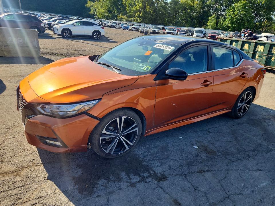 NISSAN SENTRA 2020 с VIN 3N1AB8DV8LY213746 - Снимка от търг