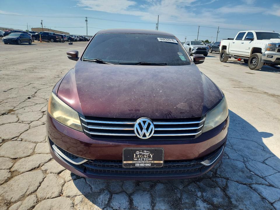 Photo 5 from auction – 2013 VOLKSWAGEN PASSAT with VIN 1VWBP7A38DC061118