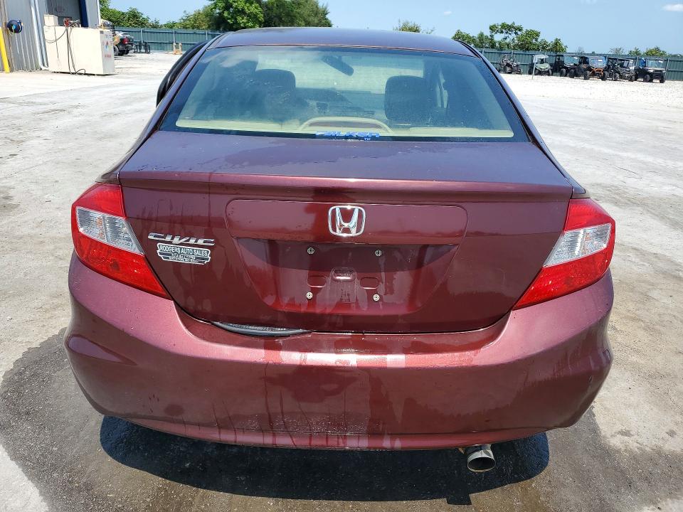 Photo 6 from auction – 2012 HONDA CIVIC with VIN JHMFB2F86CS005871