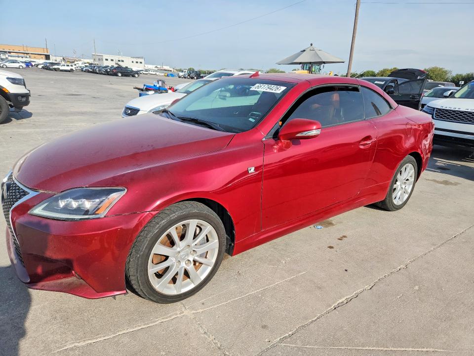 LEXUS IS 2010 with VIN JTHFE2C28A2501663 - Photo from auction