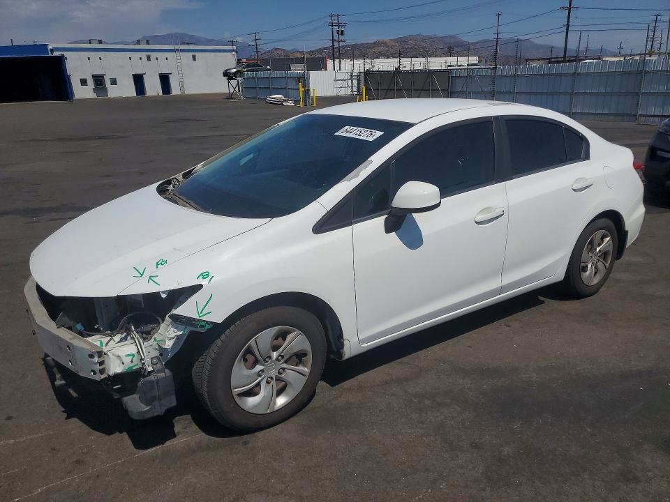 HONDA CIVIC 2013 with VIN 19XFB2F58DE232569 - Photo from auction