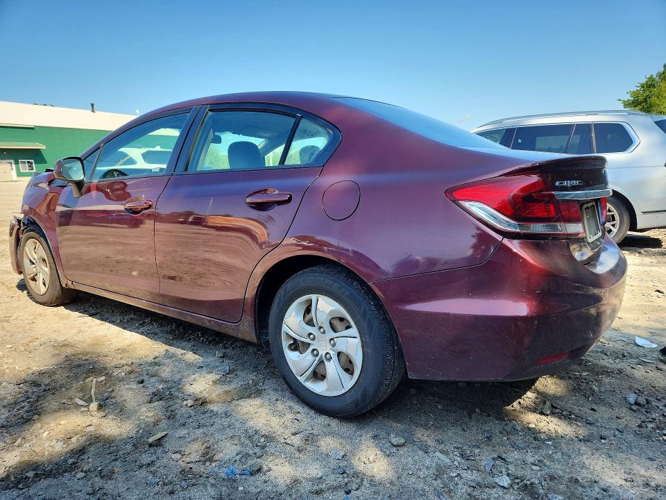 Photo 2 from auction – 2013 HONDA CIVIC with VIN 19XFB2F56DE224549