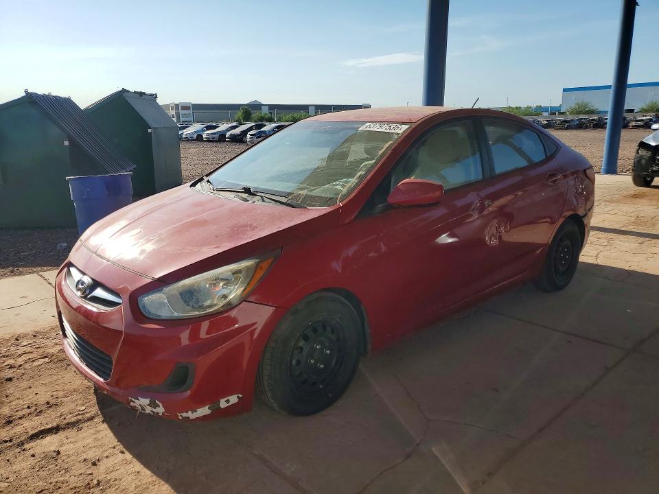 HYUNDAI ACCENT 2013 with VIN KMHCT4AE3DU350951 - Photo from auction