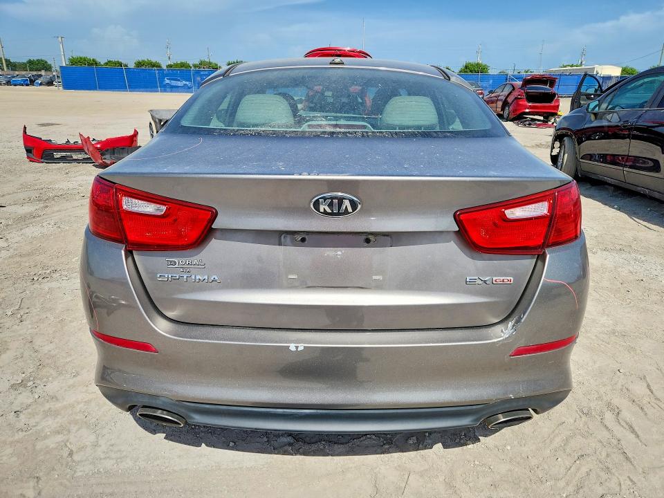Photo 6 from auction – 2015 KIA OPTIMA with VIN 5XXGN4A7XFG450913