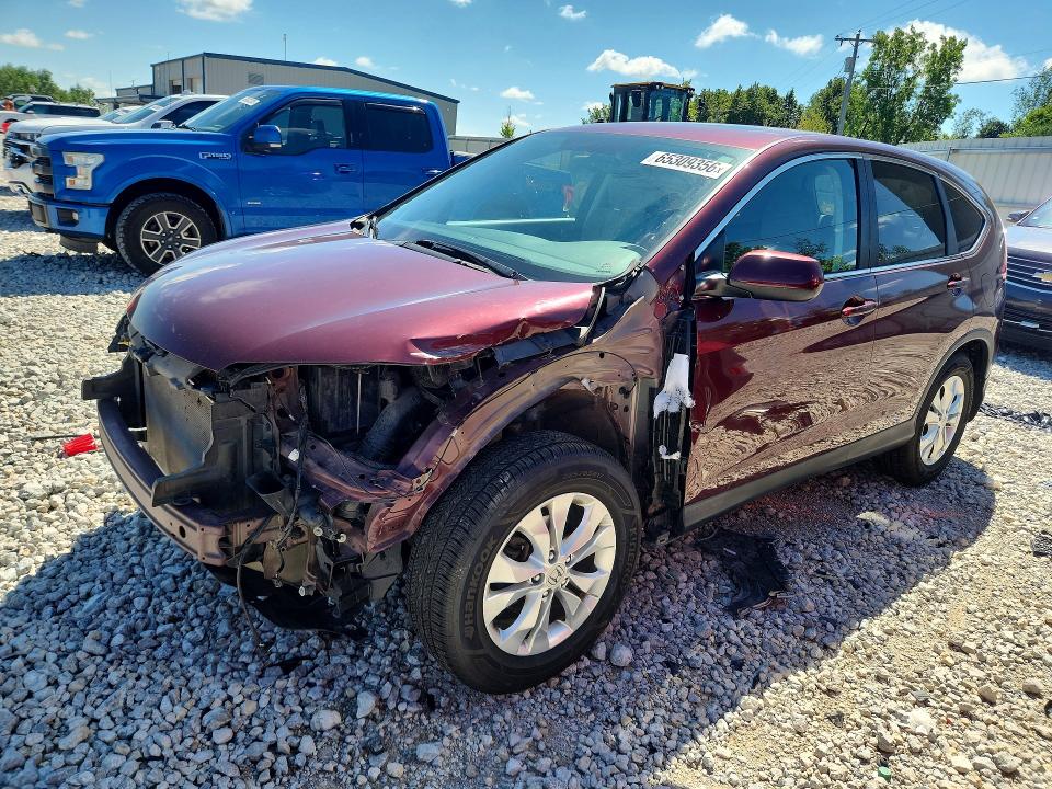 HONDA CR-V 2014 with VIN 5J6RM4H50EL104345 - Photo from auction