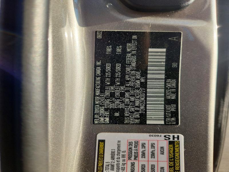 Photo 14 from auction – 2022 LEXUS NX with VIN 2T2HKCEZ5NC007217