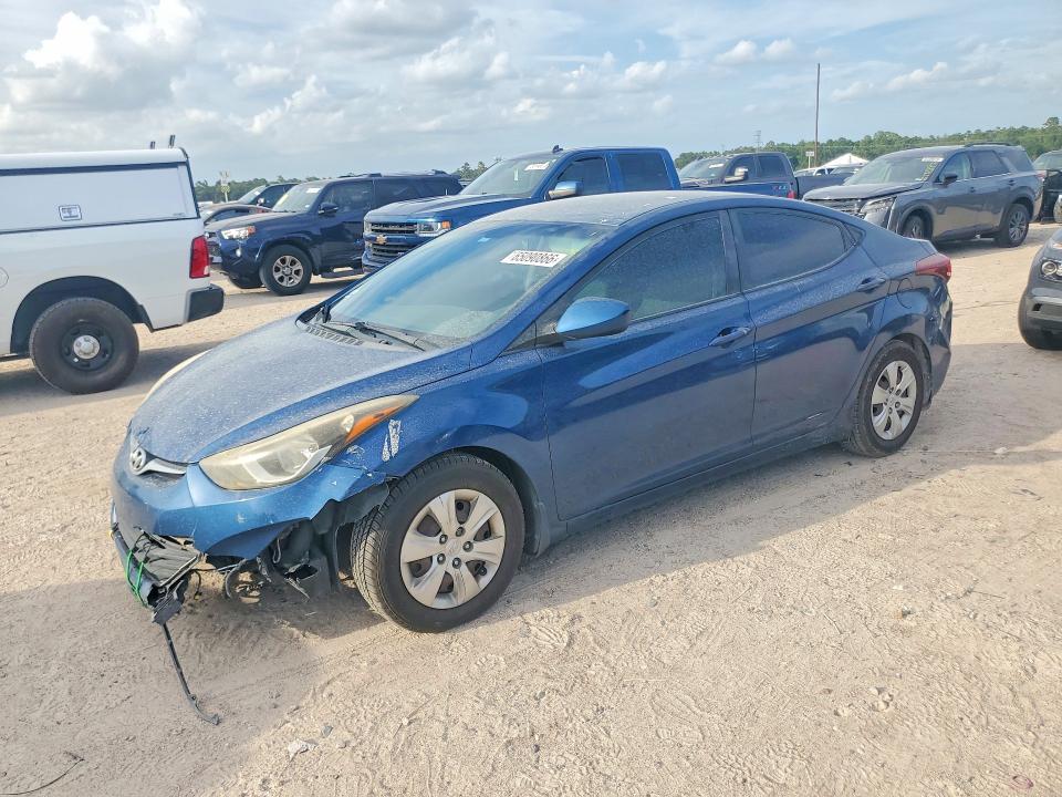HYUNDAI ELANTRA 2016 with VIN KMHDH4AE3GU518016 - Photo from auction