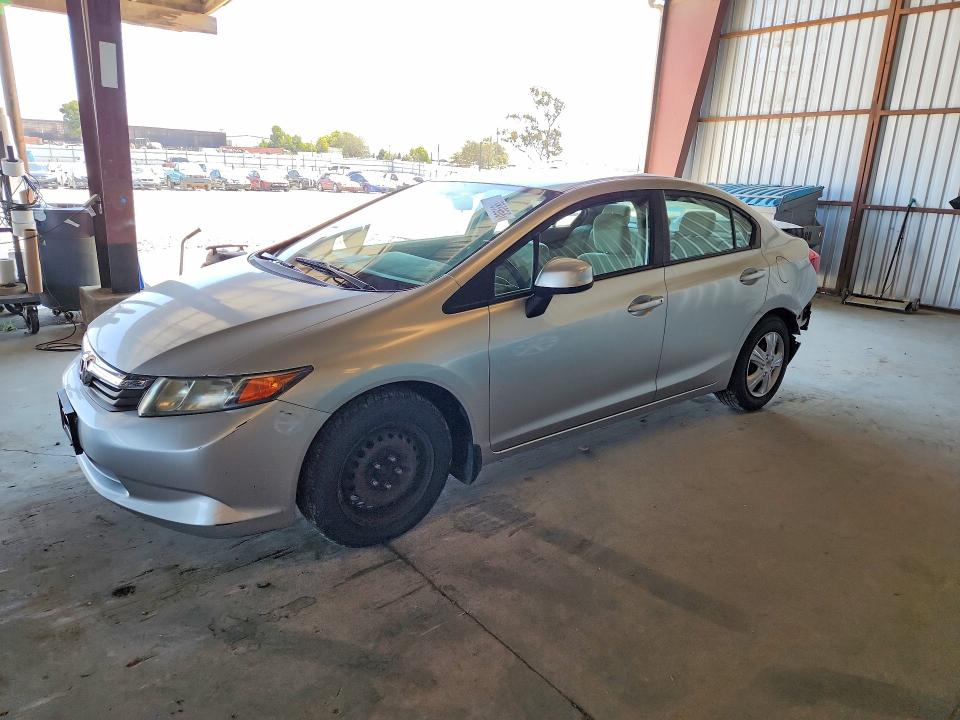 HONDA CIVIC 2012 with VIN 2HGFB2F5XCH612758 - Photo from auction