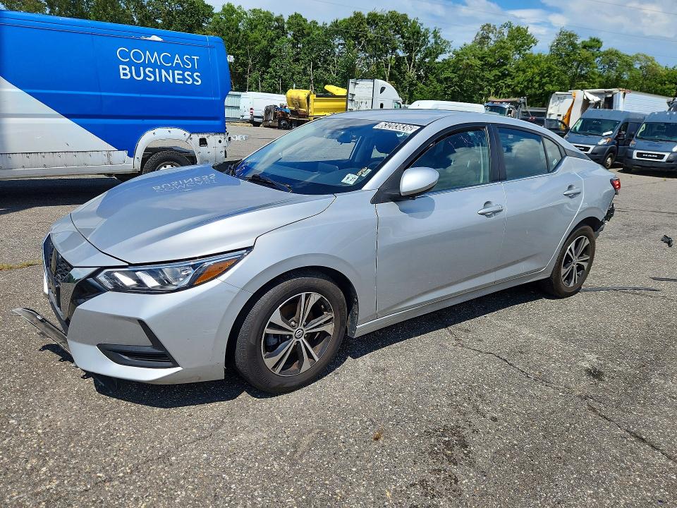NISSAN SENTRA 2023 with VIN 3N1AB8CV1PY279563 - Photo from auction