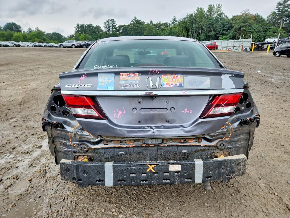 Photo 6 from auction – 2013 HONDA CIVIC with VIN 2HGFB2F50DH515263