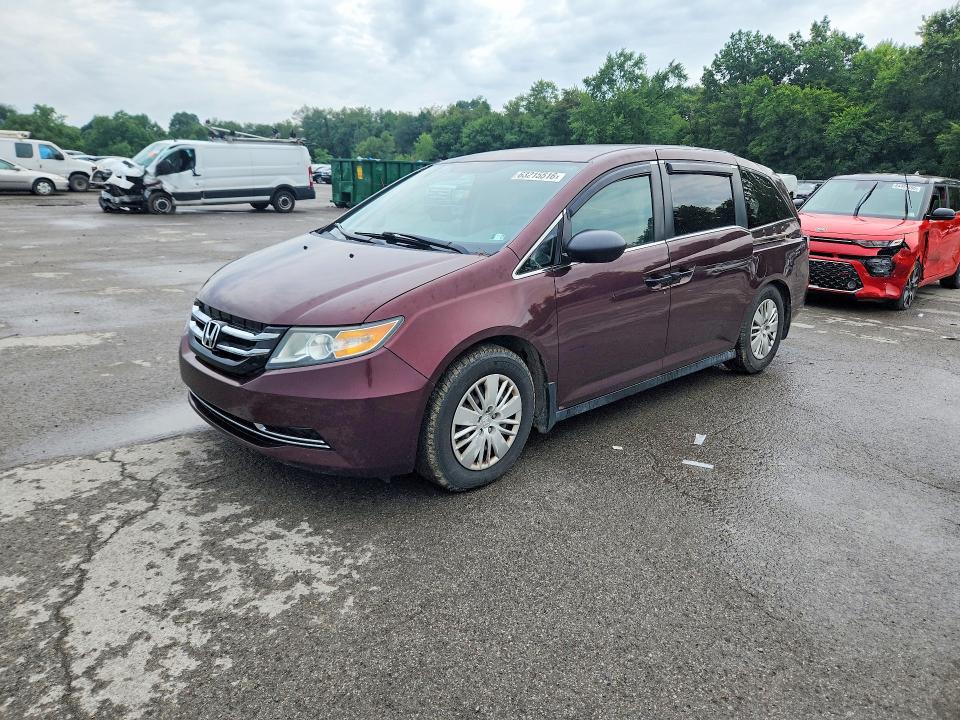 Photo 1 from auction – 2014 HONDA ODYSSEY with VIN 5FNRL5H21EB008814