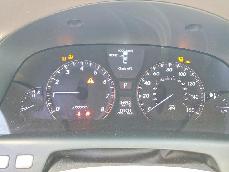 Photo 9 from auction – 2007 LEXUS LS with VIN JTHBL46F375010939