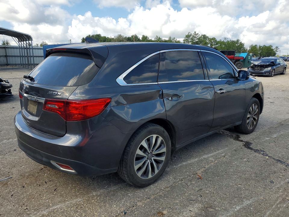 Photo 3 from auction – 2016 ACURA MDX with VIN 5FRYD3H43GB002187