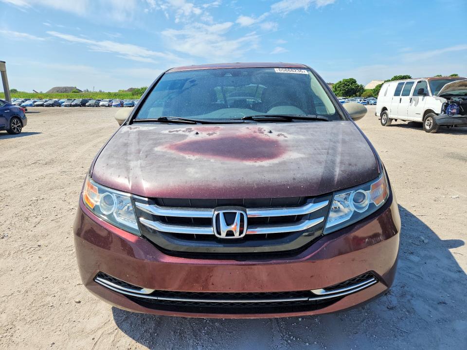 Photo 5 from auction – 2014 HONDA ODYSSEY with VIN 5FNRL5H65EB023478