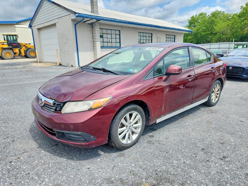 HONDA CIVIC 2012 with VIN JHMFB2F87CS003403 - Photo from auction