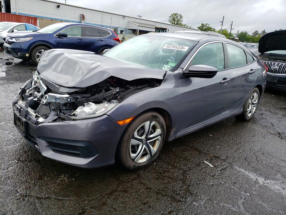HONDA CIVIC 2018 with VIN 2HGFC2F58JH587837 - Photo from auction