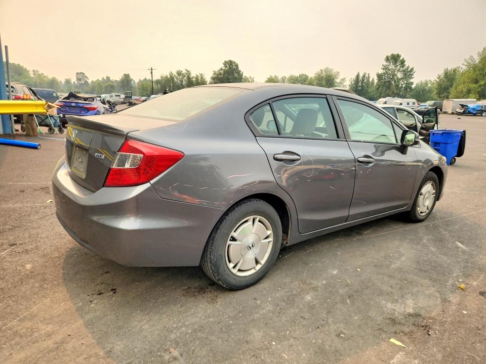 Photo 3 from auction – 2012 HONDA CIVIC with VIN 2HGFB2F65CH590371