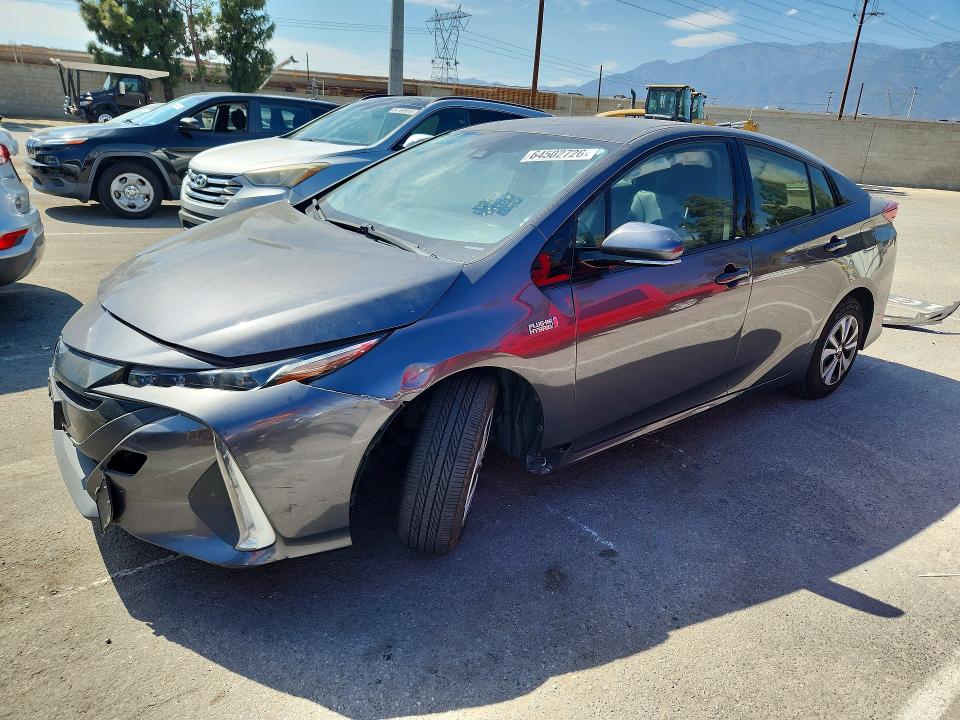 TOYOTA PRIUS PRIME 2018 with VIN JTDKARFP3J3094678 - Photo from auction