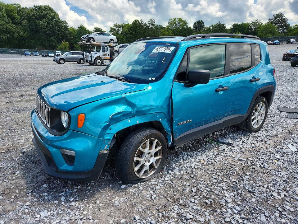 Photo 1 from auction – 2021 JEEP RENEGADE with VIN ZACNJDAB9MPM32531