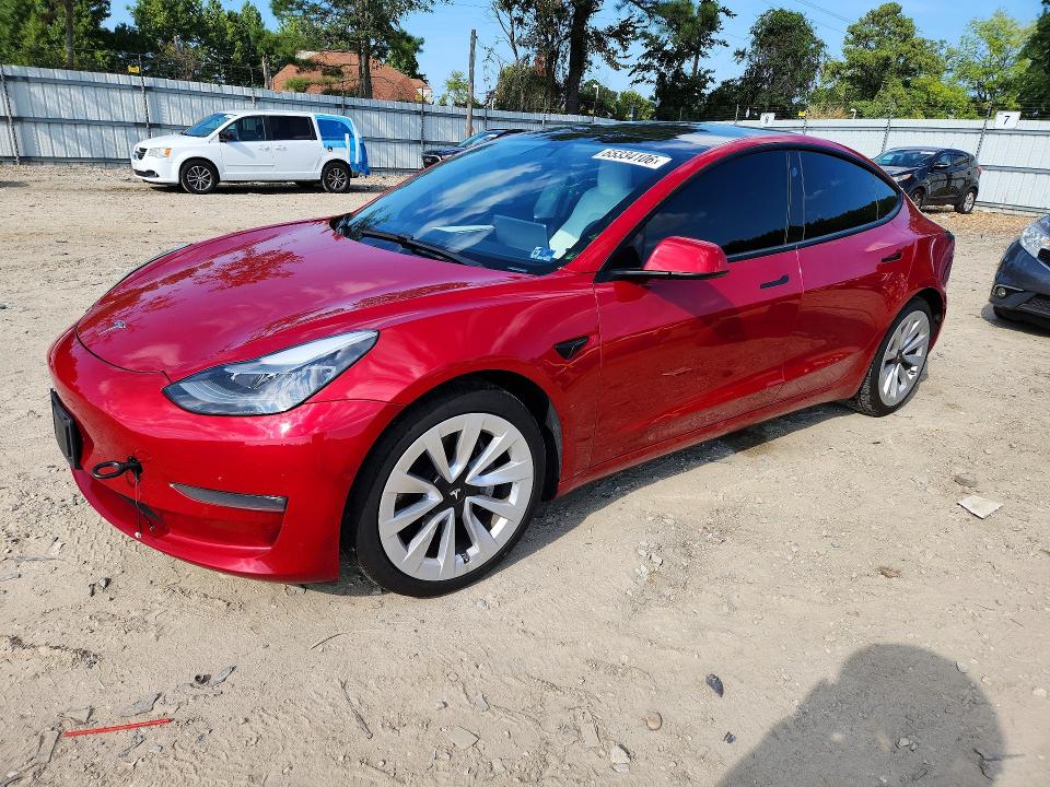 TESLA MODEL 3 2021 with VIN 5YJ3E1EB5MF036515 - Photo from auction