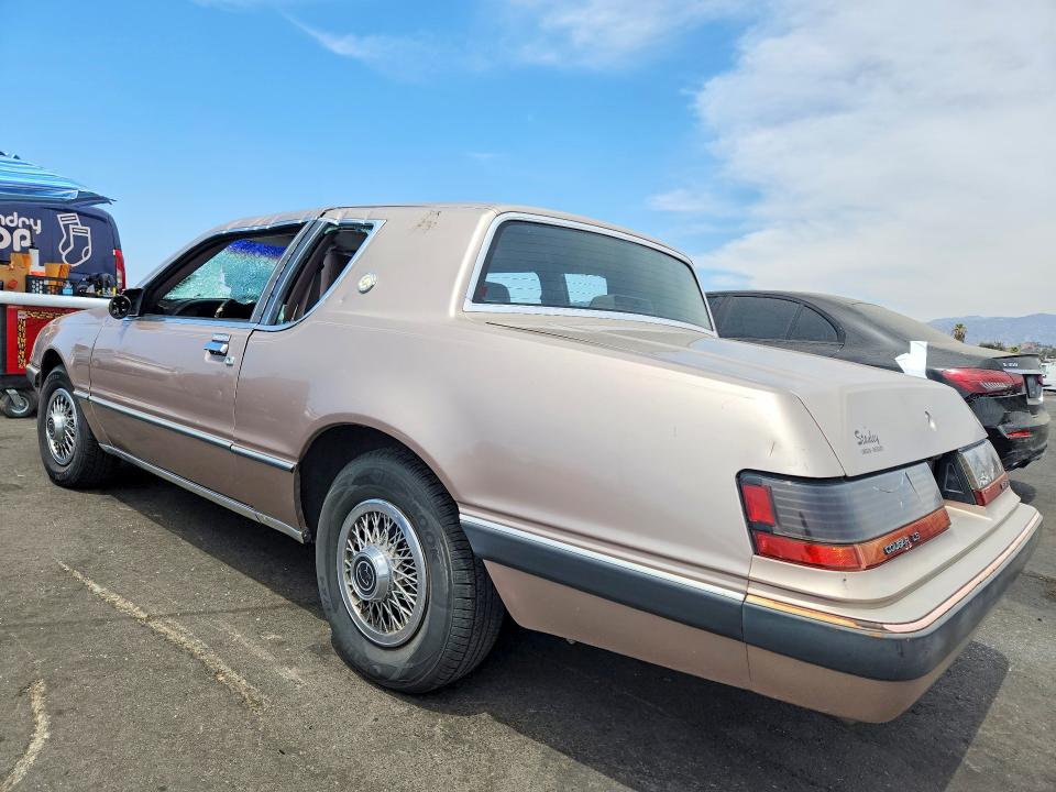 Photo 2 from auction – 1986 MERCURY COUGAR with VIN 1MEBP92F3GH728237
